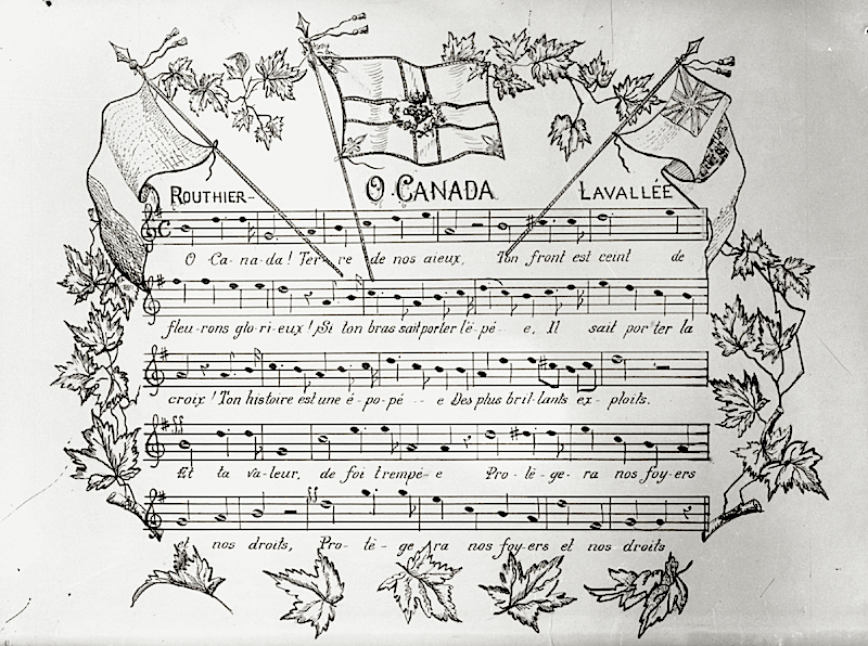 O Canada Du Chant Patriotique Canadien Francais A L Hymne National Du Canada Articles Encyclopedie Du Patrimoine Culturel De L Amerique Francaise Histoire Culture Religion Heritage