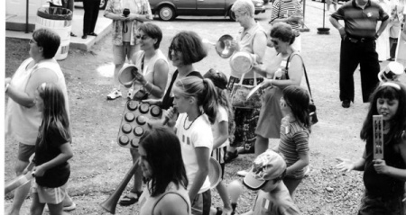 A mini-tintamarre celebration at Chezzetcook, Nova Scotia, Ronald Labelle