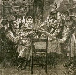 Christmas Eve in the Countryside (detail), 1881. © Bibliothèque et Archives nationales du Québec.   