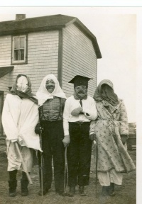 Mid-Lent in Cheticamp, circa 1945, © the Société Saint-Pierre Collection (Les Trois Pignons), Cheticamp, Nova Scotia