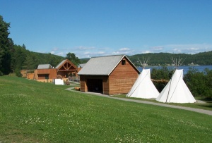 Le site du centre d'interprétation. © Parcs Canada