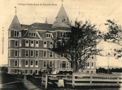 Le deuxième collège de 1899 © Centre acadien, Université Sainte-Anne