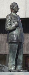 Statue du général de Gaulle à Québec. Photo: Martin Fournier‎