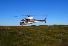 Opération de survol aérien. © C. Isabel/Parc national de la Gaspésie.