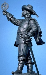Statue de Samuel de Champlain à Ottawa. civilisation.ca