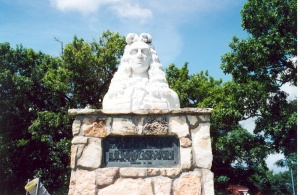 Buste de Cavelier de La Salle, Navasota, Texas