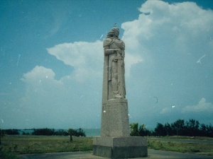 Monument à Cavelier de La Salle, Indianola (Matagorda Bay), Mississippi