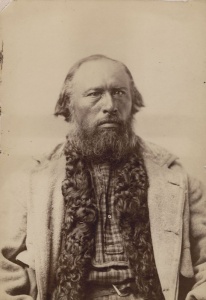 Gabriel Dumont photographié par Orlando Scott Goff, vers 1886-1888