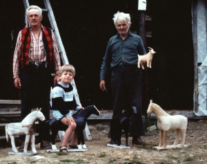 Les frères Eddy et Charles-Édouard Gaudreault, les Éboulements, 1984.