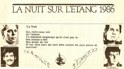 Nuit sur l'Étang 1986