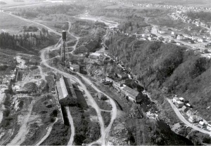 Vue du site à l'abandon (non datée)