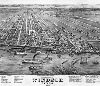 Map of Windsor, 1878