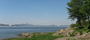 La pointe ouest de l'île d'Orléans. © Martin Fournier.