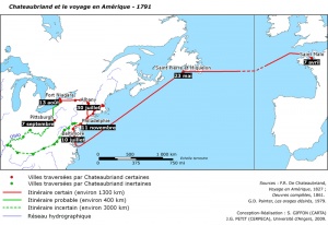 Trajet complet de Chateaubriand