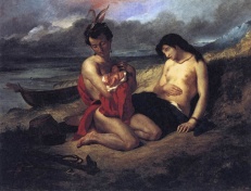 Les Natchez par Eugène Delacroix