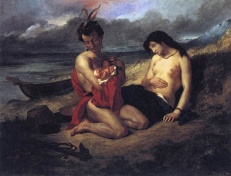 The Natchez by Eugène Delacroix