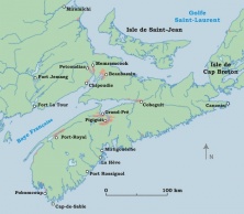 Zones d'assèchement de marais avant 1755