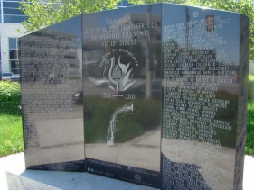 The Wall of Names, erected for the 300th anniversary celebrations in Windsor