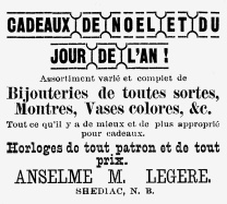 Le Moniteur acadien, 22 décembre 1881