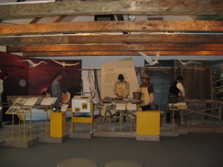 Located on the second floor of the general store, this exhibit tells the story of a fisherman's life through the various seasons of the year