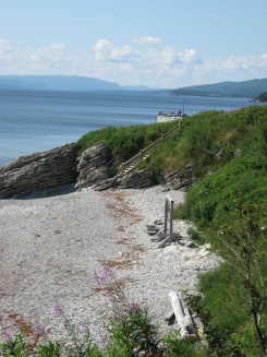 Grande-Grave strand where cod was processed