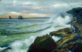 The coast of Cape Breton, near Louisbourg
