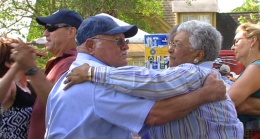 Couple dancing at the Festival International de Louisiane, 2009