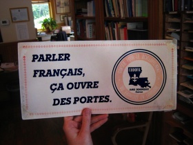 Affiche «Parler français, ça ouvre des portes»