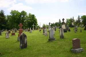 Les stèles du cimetière St. Stephen à Chelsea