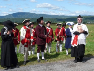 Évocation de l'inauguration du Chemin du Roy, vers 1740