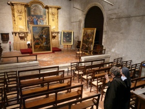 Interior of the Saint-Michel chapel in Tours