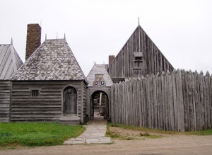 Entrance to the Habitation at Port-Royal