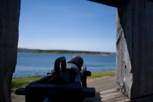 A cannon at the Port-Royal Habitation 