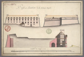 Architectural drawing of the Royal Redoubt