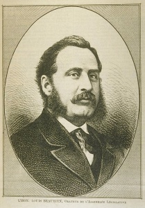 L'Hon. Louis Beaubien, orateur de l'Assemblée Législative, 1876 