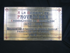 Plaque commémorative