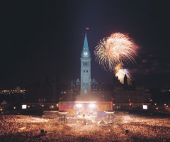 Festivités de la fête du Canada. © 2008, Commission de la capitale nationale.
