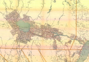 Carte régionale de la province de Québec : détail des régions de Saguenay-Lac-Saint-Jean et Charlevoix, 1887