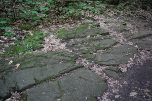 Roches précambriennes, sentier du Calvaire