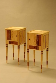 Petits meubles Bambou, créations de Chantal Bonnant, Prix du jury 2007 de l'Exposition annuelle de l'Institut québécois d'ébénisterie