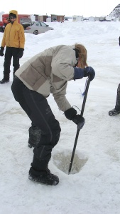 Ice fishing festival, Saint- Fulgence, 2009