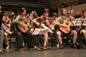 Guitar workshop, Domaine Forget estate