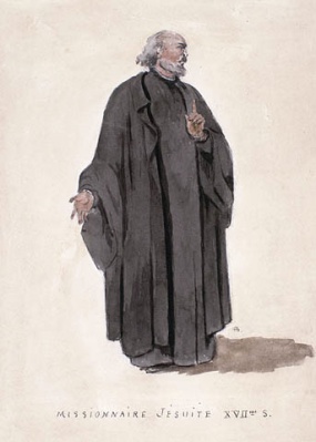 Missionnaire jésuite au XVIIe siècle