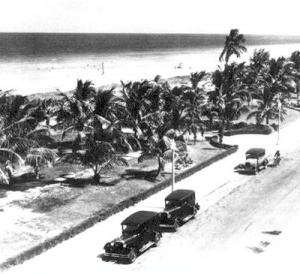 Ocean Drive (Miami) vers les années 1940