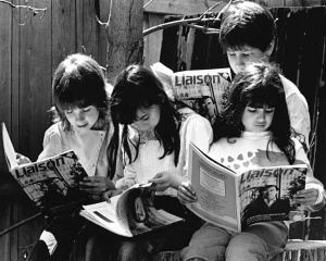 Jeunes lecteurs de la revue Liaison, Ottawa, 1984