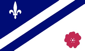 The Franco-Albertan Flag