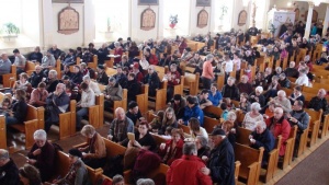 Participants at the Criée des Âmes in L’Islet-sur-Mer, February 2011