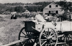 La mission abandonnée après la résistance des Métis de 1885. Photo : Archives provinciales de l’Alberta.