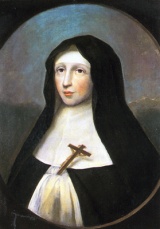 Catherine de Saint-Augustin par l’abbé Pommier (1668). Centre Catherine-de-Saint-Augustin de Québec.