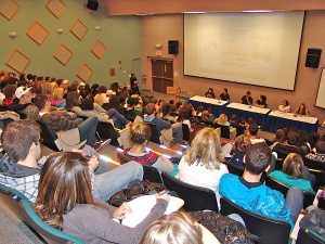 Open House: panel discussion with students at Université de Moncton’s Shippagan campus, 2010